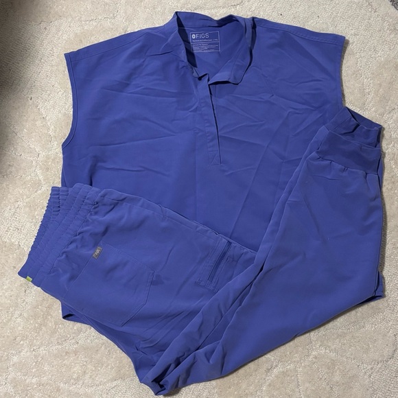 Figs Other - Figs Blueberry Scrub Set Size XXL